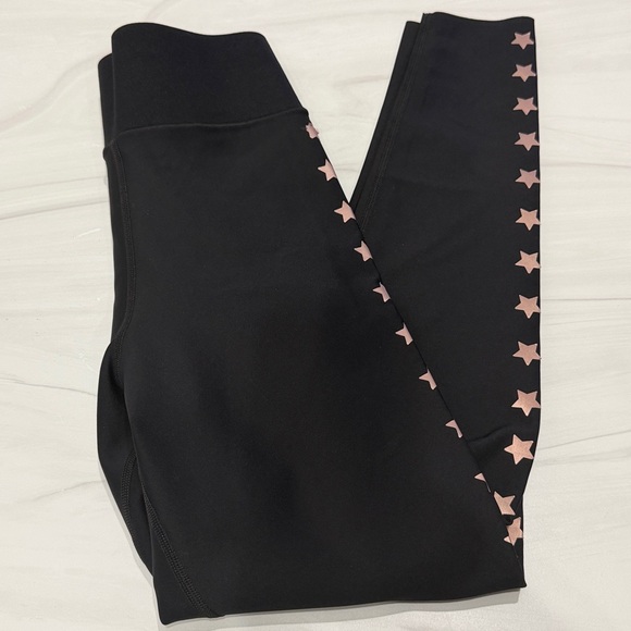 Ultracor multi star black leggings pink and silver size small - Picture 7 of 7